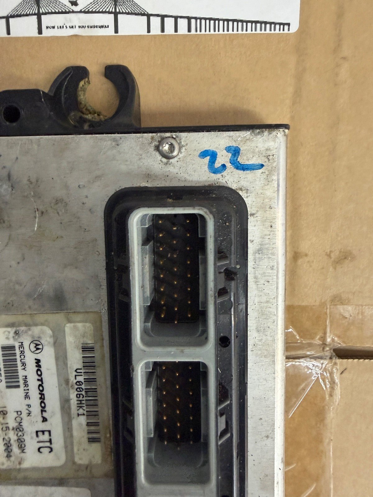 2004 Mercury Verado 250 PCM Computer ECU PCM 885558 Control Unit PCM0309 - Fishhawk MarineeBay Motors:Parts & Accessories:Boat Parts:Outboard Engines & Components:Electrical Systems