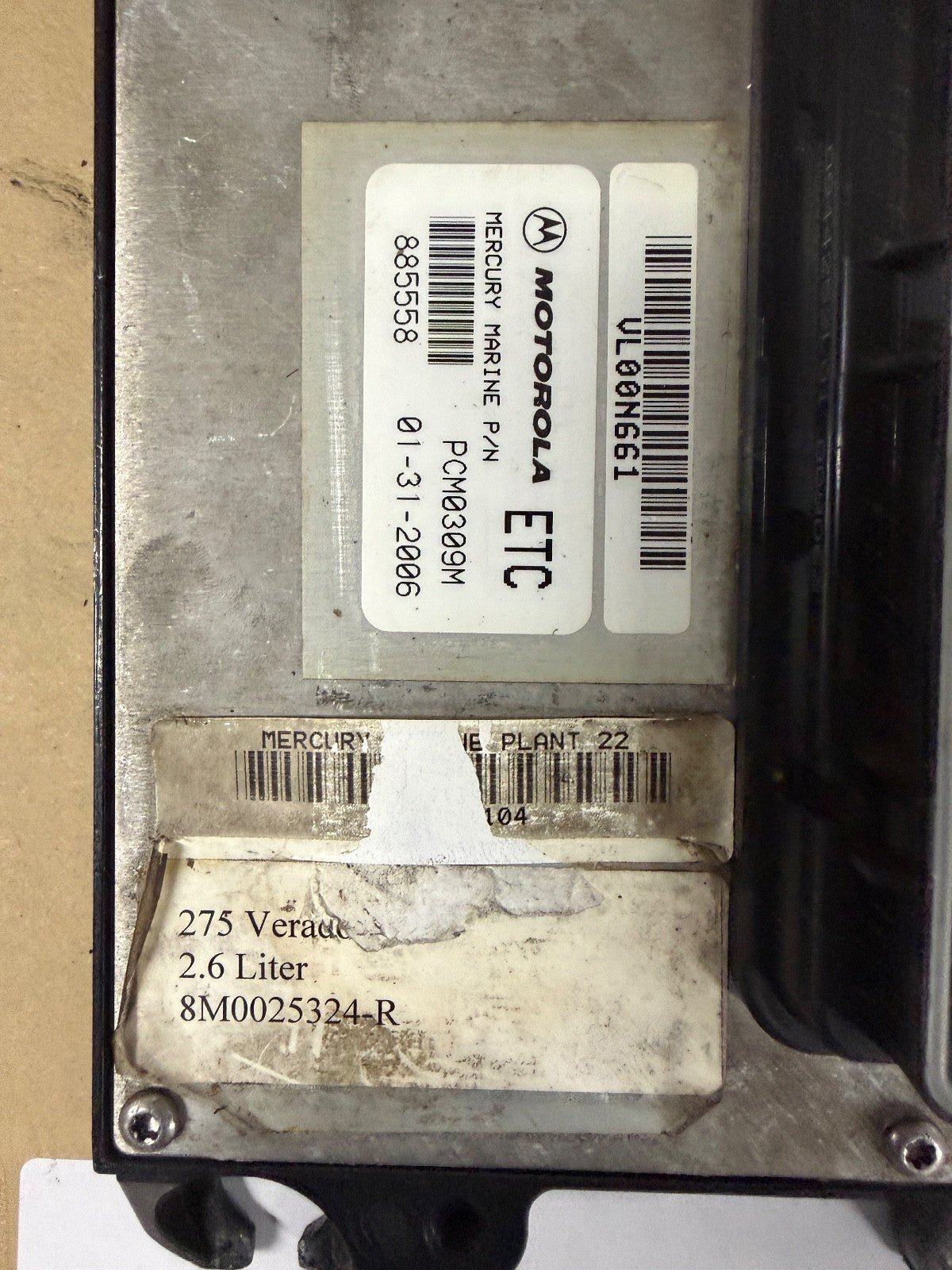 2005 Mercury Verado 275 PCM Computer ECU PCM 885558 Control Unit PCM0309 - Fishhawk MarineeBay Motors:Parts & Accessories:Boat Parts:Outboard Engines & Components:Electrical Systems
