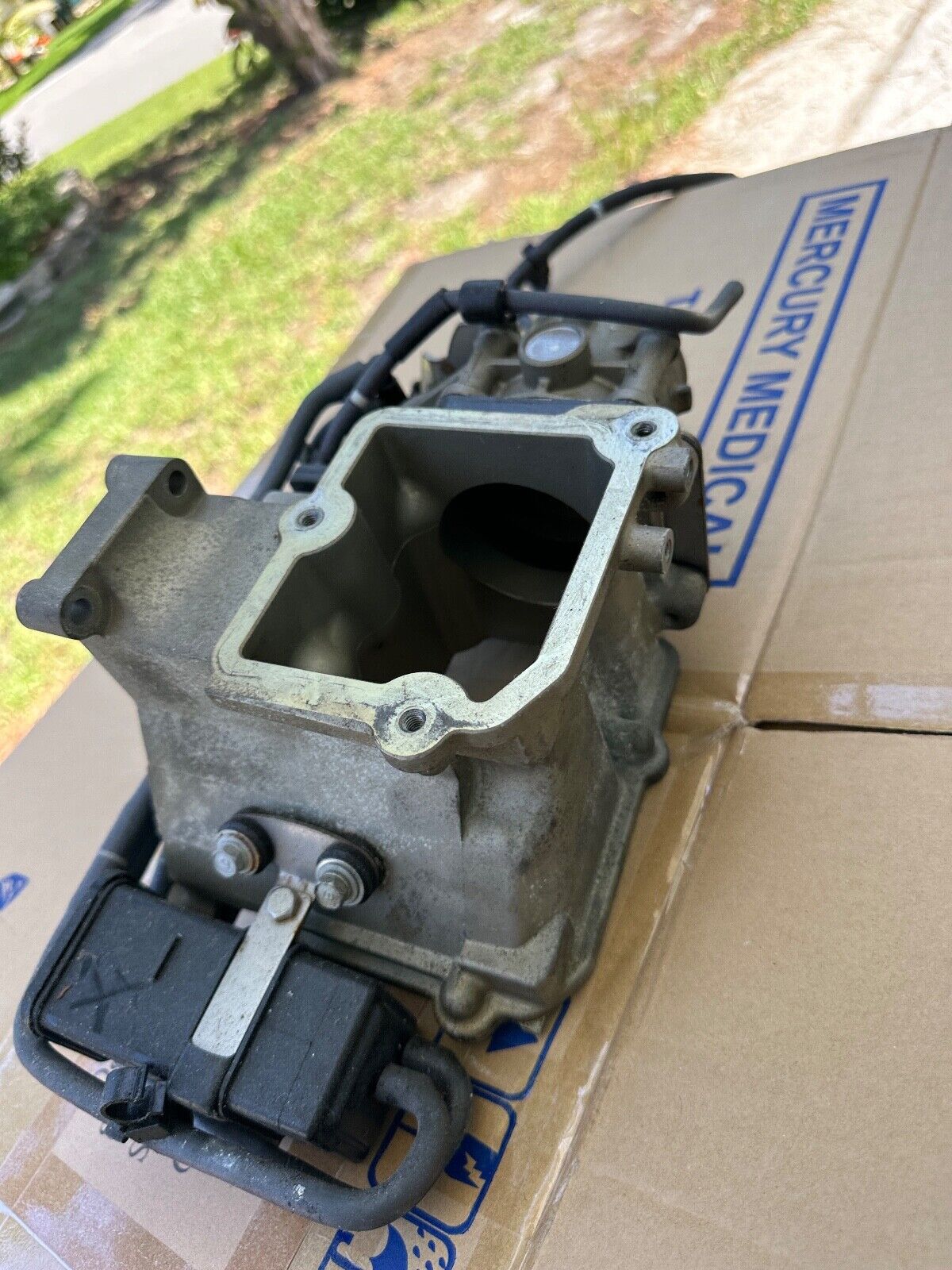 2005 Yamaha 250HP 3.3L 4 Stroke Outboard Throttle Body Assembly 6P2 - 13751 - 00 - 00 - Fishhawk MarineeBay Motors:Parts & Accessories:Boat Parts:Outboard Engines & Components:Intake & Fuel Systems