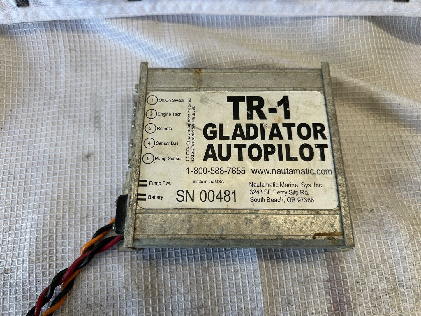 Garmin TR-1 Gladiator Nautimatic Autopilot ECU Electronic Control Unit Computer - Fishhawk MarineeBay Motors:Parts & Accessories:Boat Parts:Electronics & Navigation:Radar & Autopilots