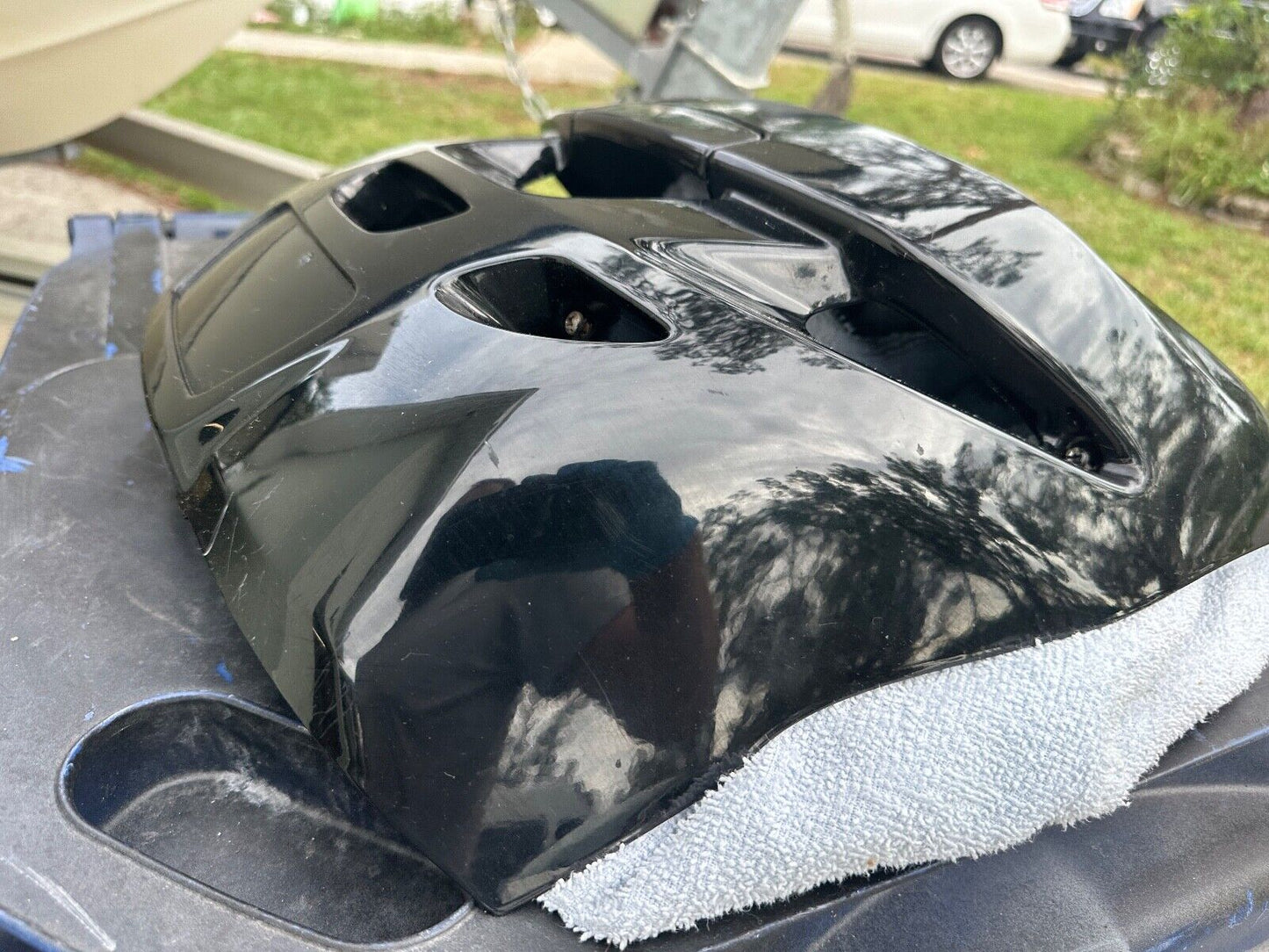 Mercury OEM Verado Top Cowling Airdam Cap Part#: 885354T01 Air Dam Cap - Fishhawk MarineeBay Motors:Parts & Accessories:Boat Parts:Outboard Engines & Components:Other
