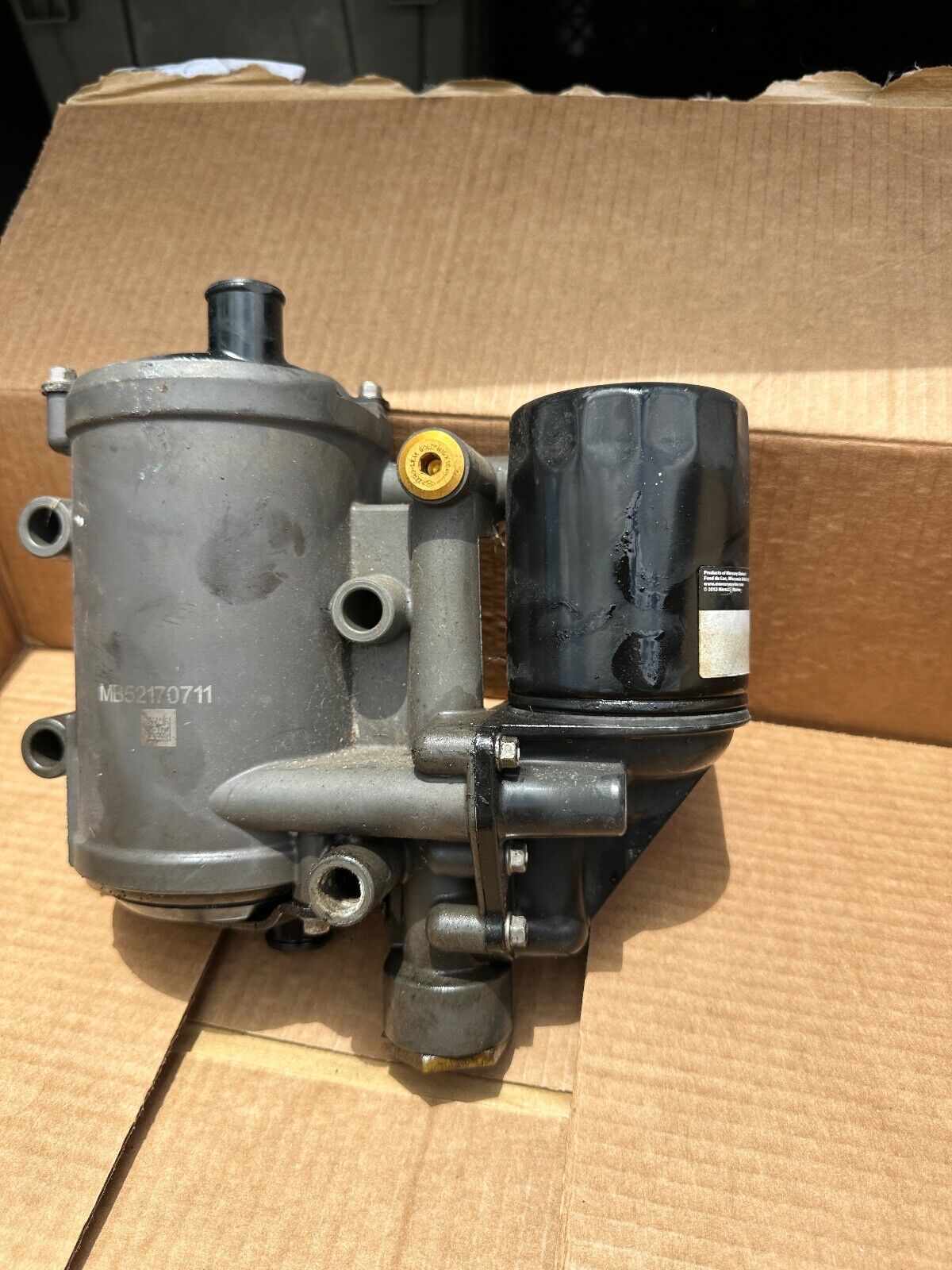 Mercury Verado 135 150 175 200HP L4 Verado Oil Cooler Assembly 892801T01 - Fishhawk MarineeBay Motors:Parts & Accessories:Boat Parts:Outboard Engines & Components:Oil Systems
