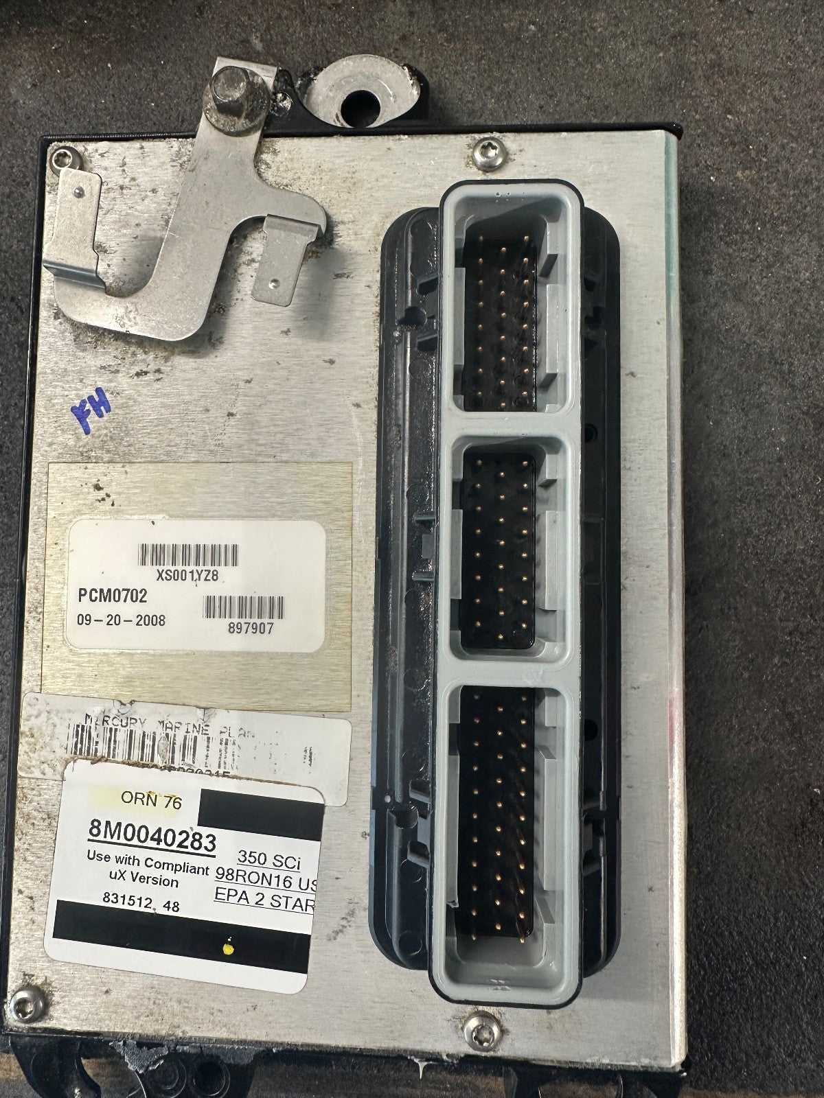 Mercury Verado 350SCi PCM0702 Propulsion Control Module 2008 PCM 0702 XS001YZ8 - Fishhawk MarineeBay Motors:Parts & Accessories:Boat Parts:Outboard Engines & Components:Other
