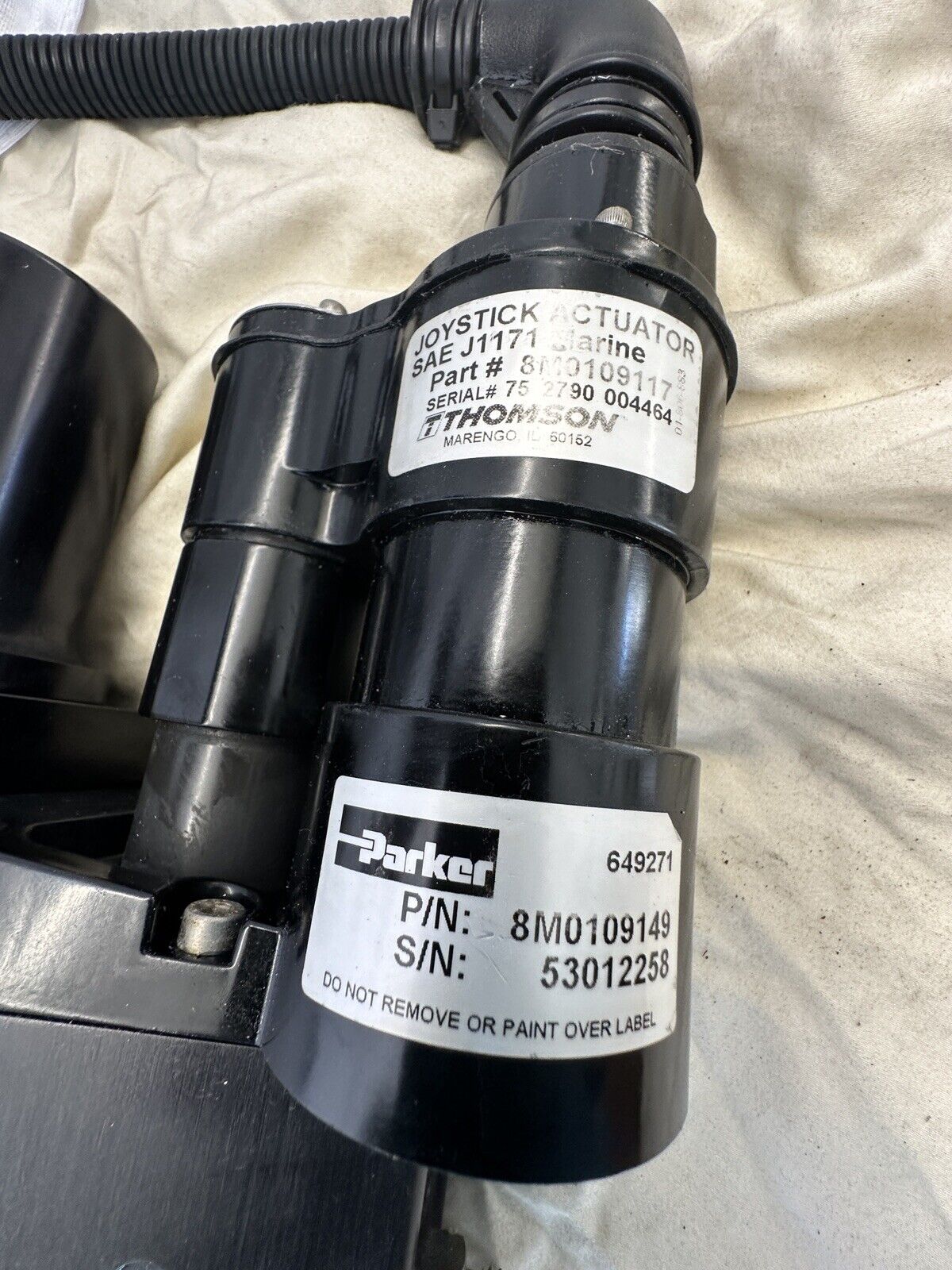 MERCURY VERADY JPO STEERING ACTUATOR PARKER 649271 SAE J1171 8M0109149 - Fishhawk MarineeBay Motors:Parts & Accessories:Boat Parts:Controls & Steering