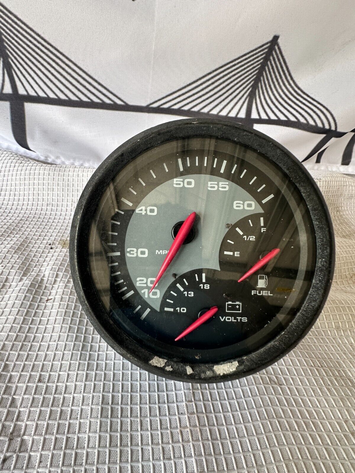 Faria Marine GT0041a Tachometer Temp Trim Multi Gauge - Fishhawk MarineeBay Motors:Parts & Accessories:Boat Parts:Other