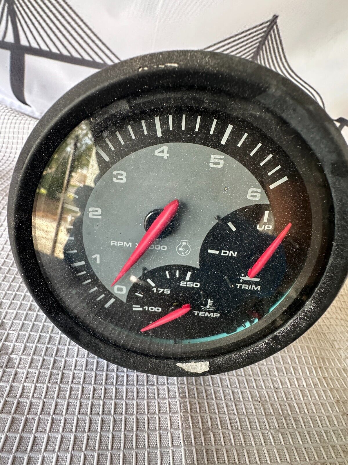 Faria Marine GT0041a Tachometer Temp Trim Multi Gauge - Fishhawk MarineeBay Motors:Parts & Accessories:Boat Parts:Other
