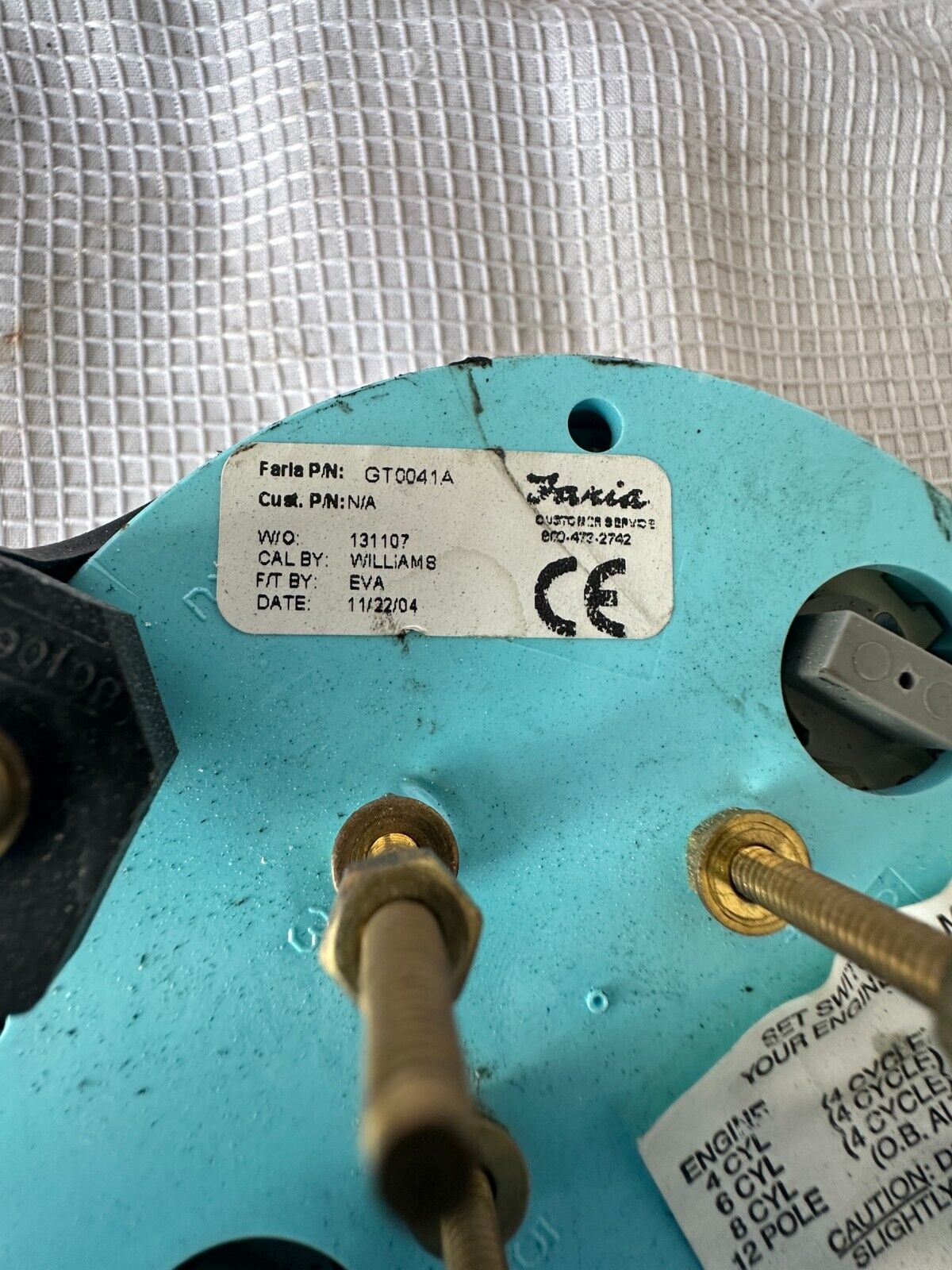 Faria Marine GT0041a Tachometer Temp Trim Multi Gauge - Fishhawk MarineeBay Motors:Parts & Accessories:Boat Parts:Other