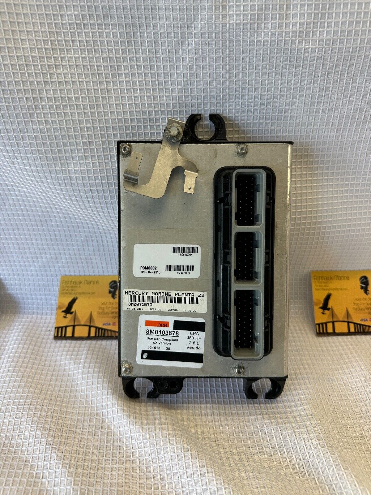 MERCURY VERADO 350 Hp 2.6L Verado PCM PCM8002 8M0103878 8M0071570 ECU - Fishhawk MarineeBay Motors:Parts & Accessories:Boat Parts:Outboard Engines & Components:Other