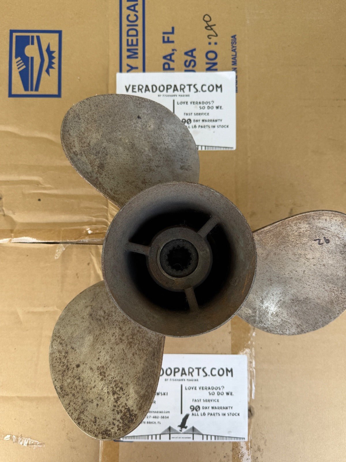 13 3/4" X 21P MERCURY SS PROPELLER, 48-73982-21, 48-73982 A4 21P, 4.75", P9605 - Fishhawk MarineeBay Motors:Parts & Accessories:Boat Parts:Propellers
