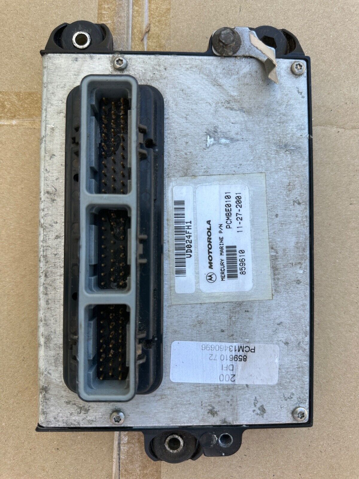 2001 Mercury Optimax 200 DFI PCM Computer ECU PCMBE0101 859610 72 - Fishhawk MarineeBay Motors:Parts & Accessories:Boat Parts:Outboard Engines & Components:Electrical Systems