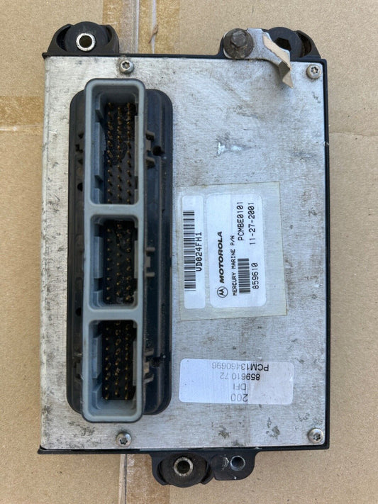 2001 Mercury Optimax 200 DFI PCM Computer ECU PCMBE0101 859610 72 - Fishhawk MarineeBay Motors:Parts & Accessories:Boat Parts:Outboard Engines & Components:Electrical Systems