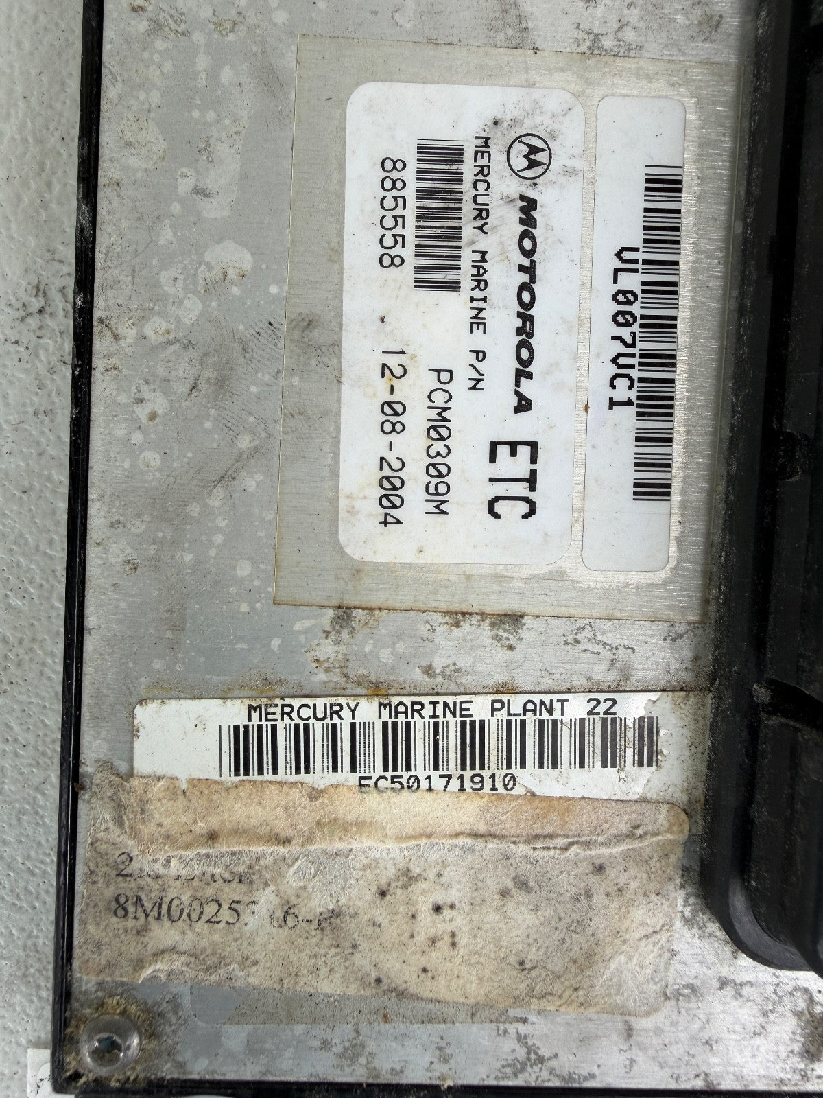 2004 Mercury Verado 250 PCM Computer ECU PCM 885558 Control Unit PCM0309 - Fishhawk MarineeBay Motors:Parts & Accessories:Boat Parts:Outboard Engines & Components:Electrical Systems