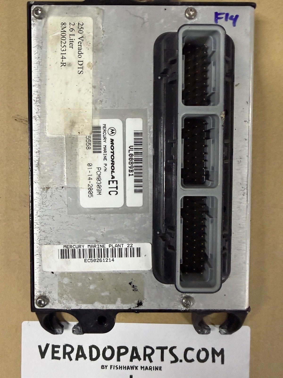 2005 Mercury Verado 250 PCM Computer ECU PCM 885558 Control Unit PCM0309 - Fishhawk MarineeBay Motors:Parts & Accessories:Boat Parts:Outboard Engines & Components:Electrical Systems