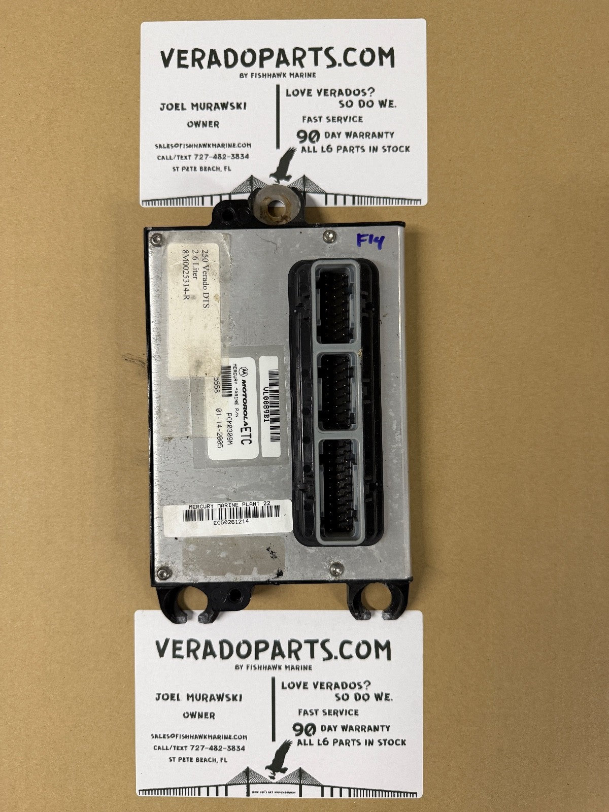 2005 Mercury Verado 250 PCM Computer ECU PCM 885558 Control Unit PCM0309 - Fishhawk MarineeBay Motors:Parts & Accessories:Boat Parts:Outboard Engines & Components:Electrical Systems