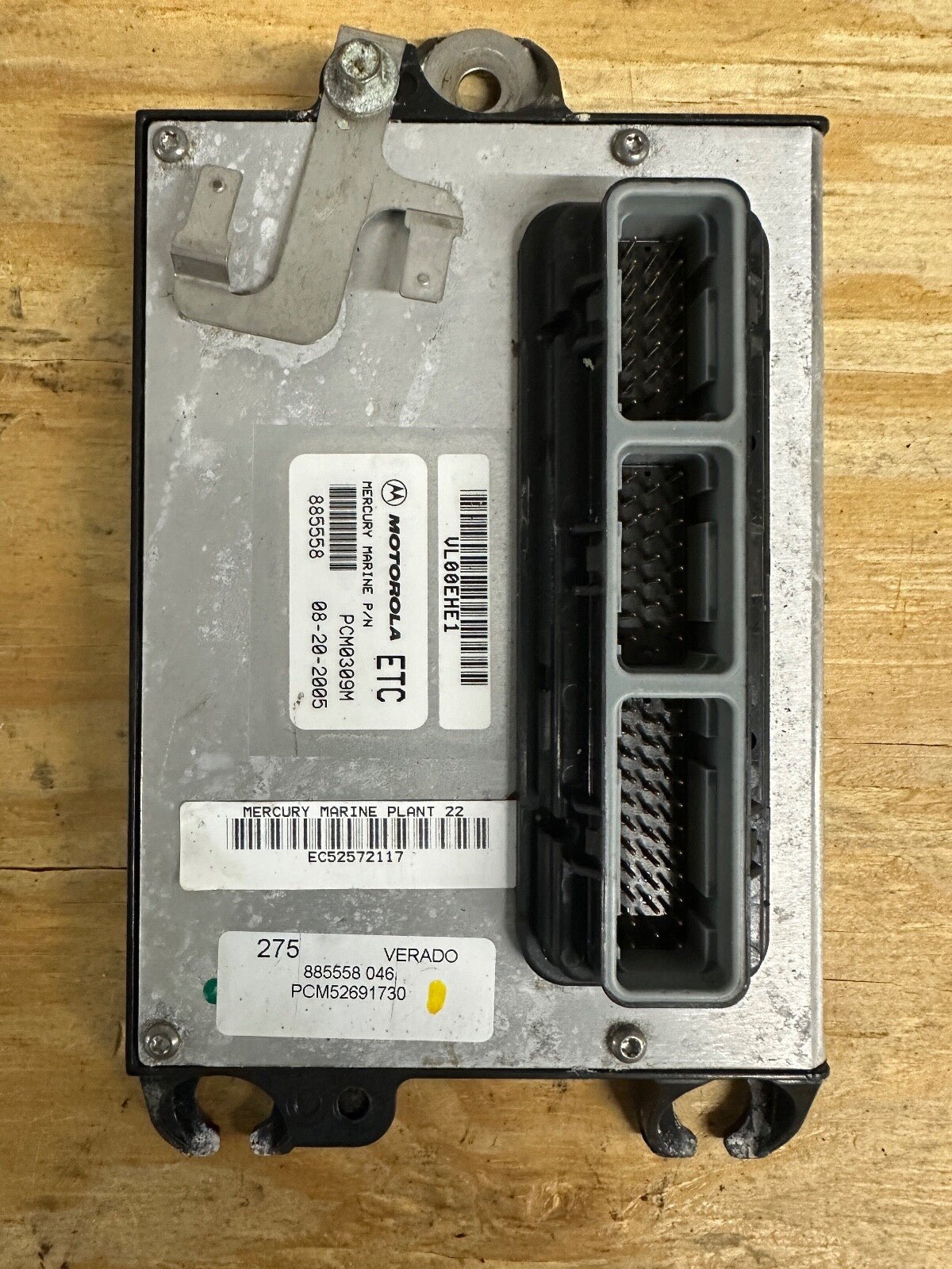 2005 Mercury Verado 275 PCM Computer ECU PCM 885558 Control Unit PCM0309 - Fishhawk MarineeBay Motors:Parts & Accessories:Boat Parts:Outboard Engines & Components:Electrical Systems