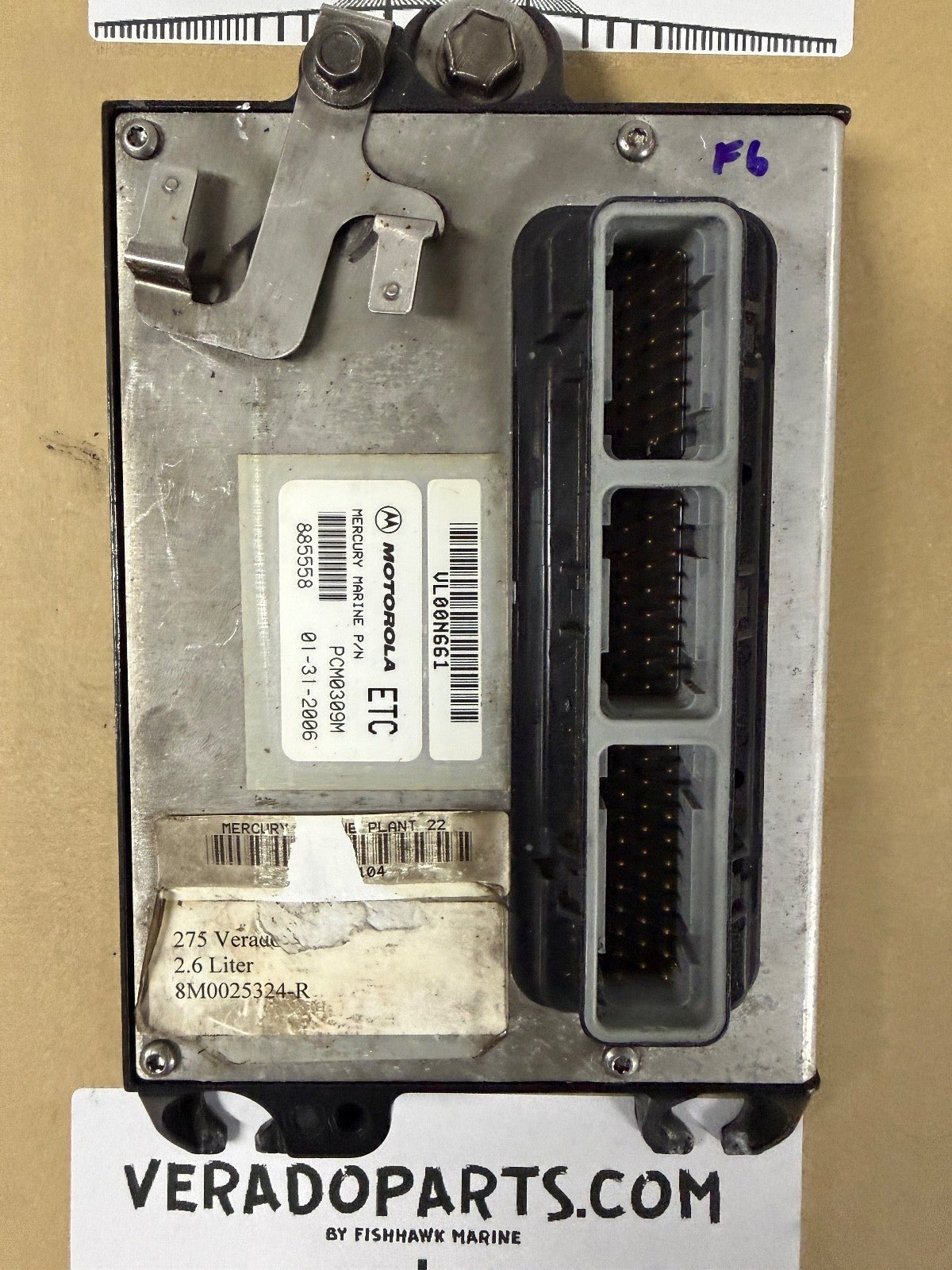 2005 Mercury Verado 275 PCM Computer ECU PCM 885558 Control Unit PCM0309 - Fishhawk MarineeBay Motors:Parts & Accessories:Boat Parts:Outboard Engines & Components:Electrical Systems