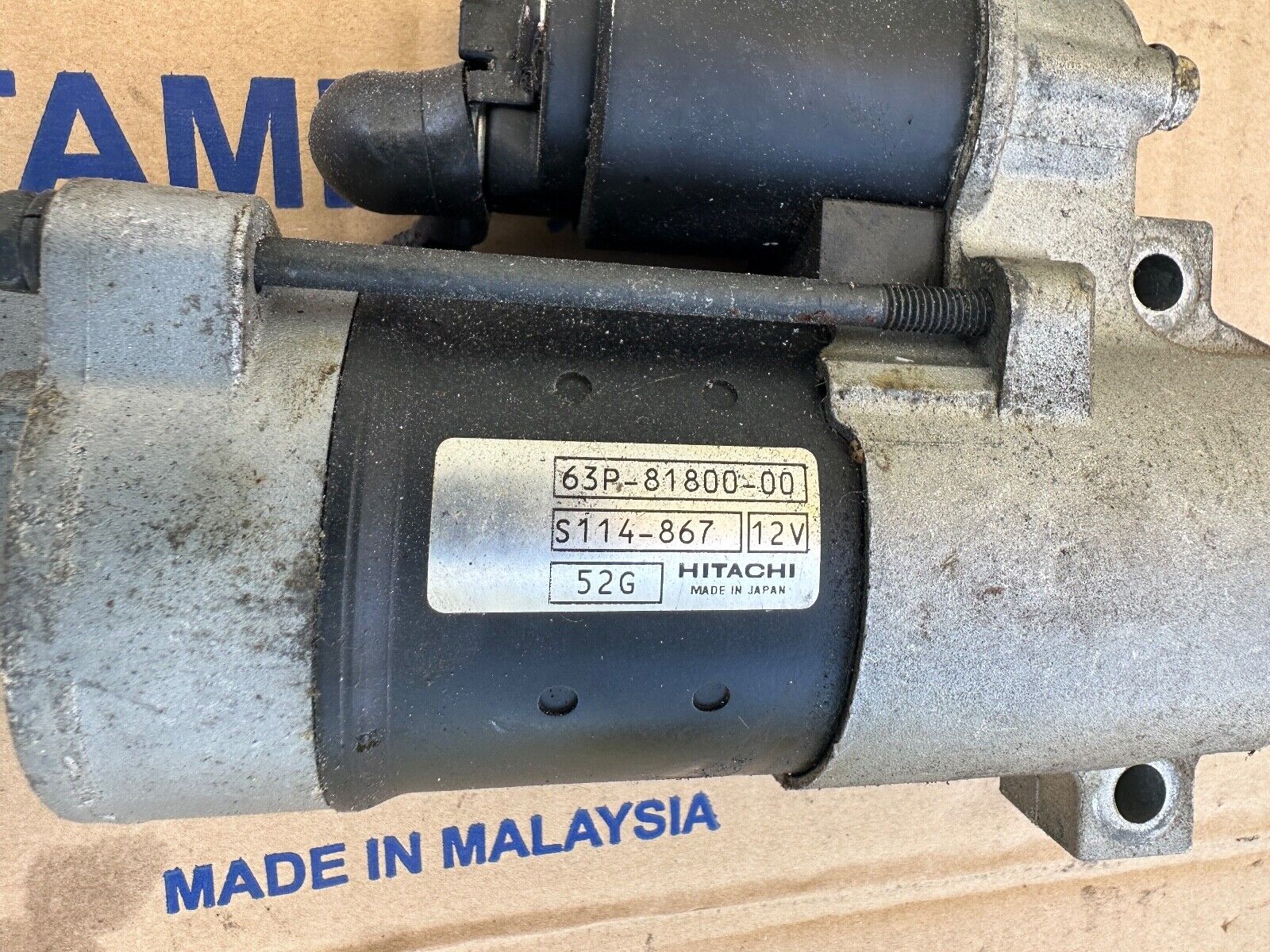 2005 Yamaha F250 250HP Outboard 4 Stroke STARTER PN 63P - 81800 - 00 6P2 - 10 - Fishhawk MarineeBay Motors:Parts & Accessories:Boat Parts:Outboard Engines & Components:Intake & Fuel Systems