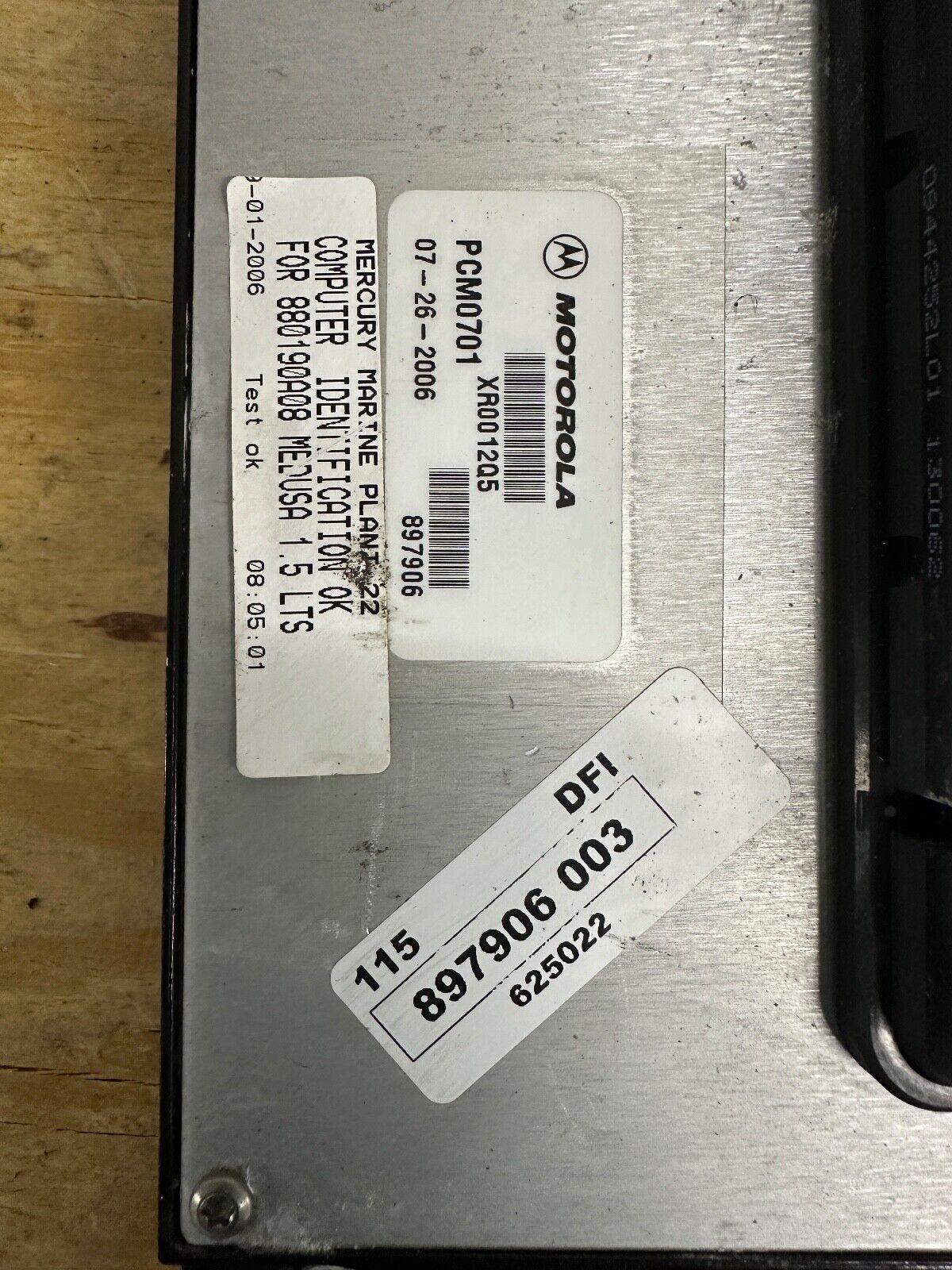 2006 Mercury DFI 115 OPTIMAX Computer ECU PCM 897906 003 Control Unit PCM0701 - Fishhawk MarineeBay Motors:Parts & Accessories:Boat Parts:Outboard Engines & Components:Electrical Systems