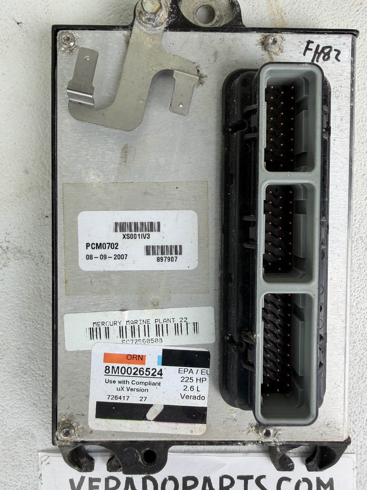 2007 Mercury Verado 225 HP Outboard Computer PCM0702 ECU 8M0026524 PCM - Fishhawk MarineeBay Motors:Parts & Accessories:Boat Parts:Outboard Engines & Components:Electrical Systems