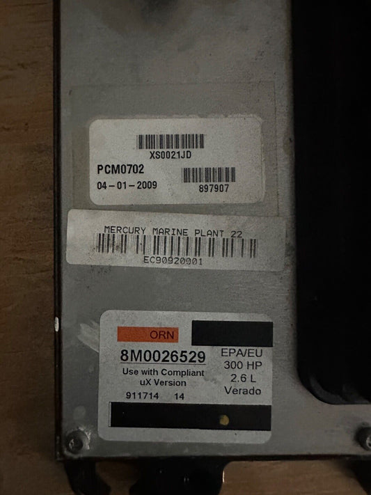 2009 Mercury Verado 300 HP Computer ECM 897907 PCM 8M0026529 PCM0702 - Fishhawk MarineeBay Motors:Parts & Accessories:Boat Parts:Outboard Engines & Components:Other