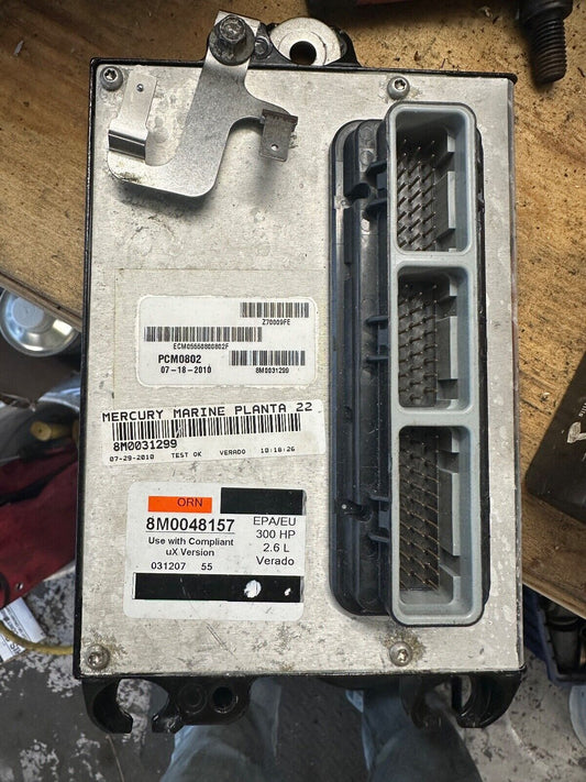 2010 Mercury Verado 300HP Outboard Computer PCM0802 ECU 8M0048157 PCM 8M0031299 - Fishhawk MarineeBay Motors:Parts & Accessories:Boat Parts:Outboard Engines & Components:Electrical Systems