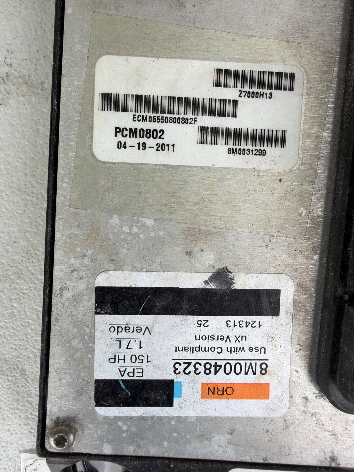 2011 Mercury Verado 1.7L 150 HP PCM ECU PCM 0802 8M0048323 L4 Computer - Fishhawk MarineeBay Motors:Parts & Accessories:Boat Parts:Outboard Engines & Components:Electrical Systems