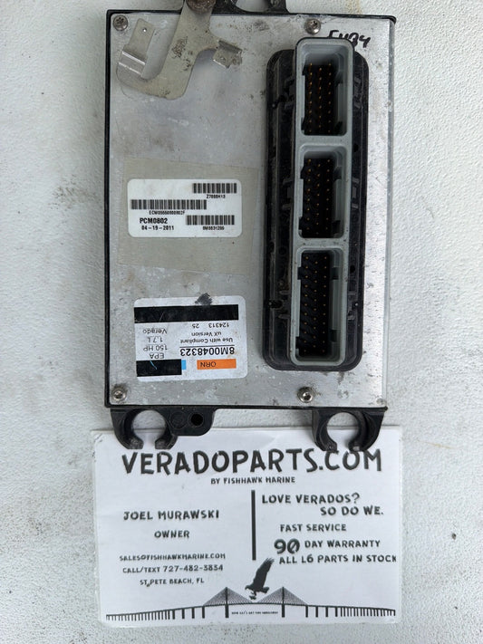 2011 Mercury Verado 1.7L 150 HP PCM ECU PCM 0802 8M0048323 L4 Computer - Fishhawk MarineeBay Motors:Parts & Accessories:Boat Parts:Outboard Engines & Components:Electrical Systems