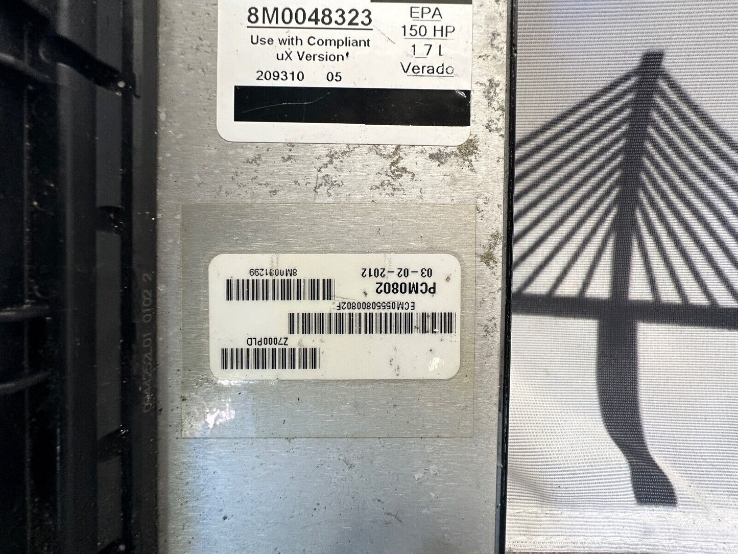 2012 Mercury Verado 150HP 1.7L L4 Outboard Computer PCM0802 ECU PCM 8M0031299 - Fishhawk MarineeBay Motors:Parts & Accessories:Boat Parts:Outboard Engines & Components:Electrical Systems