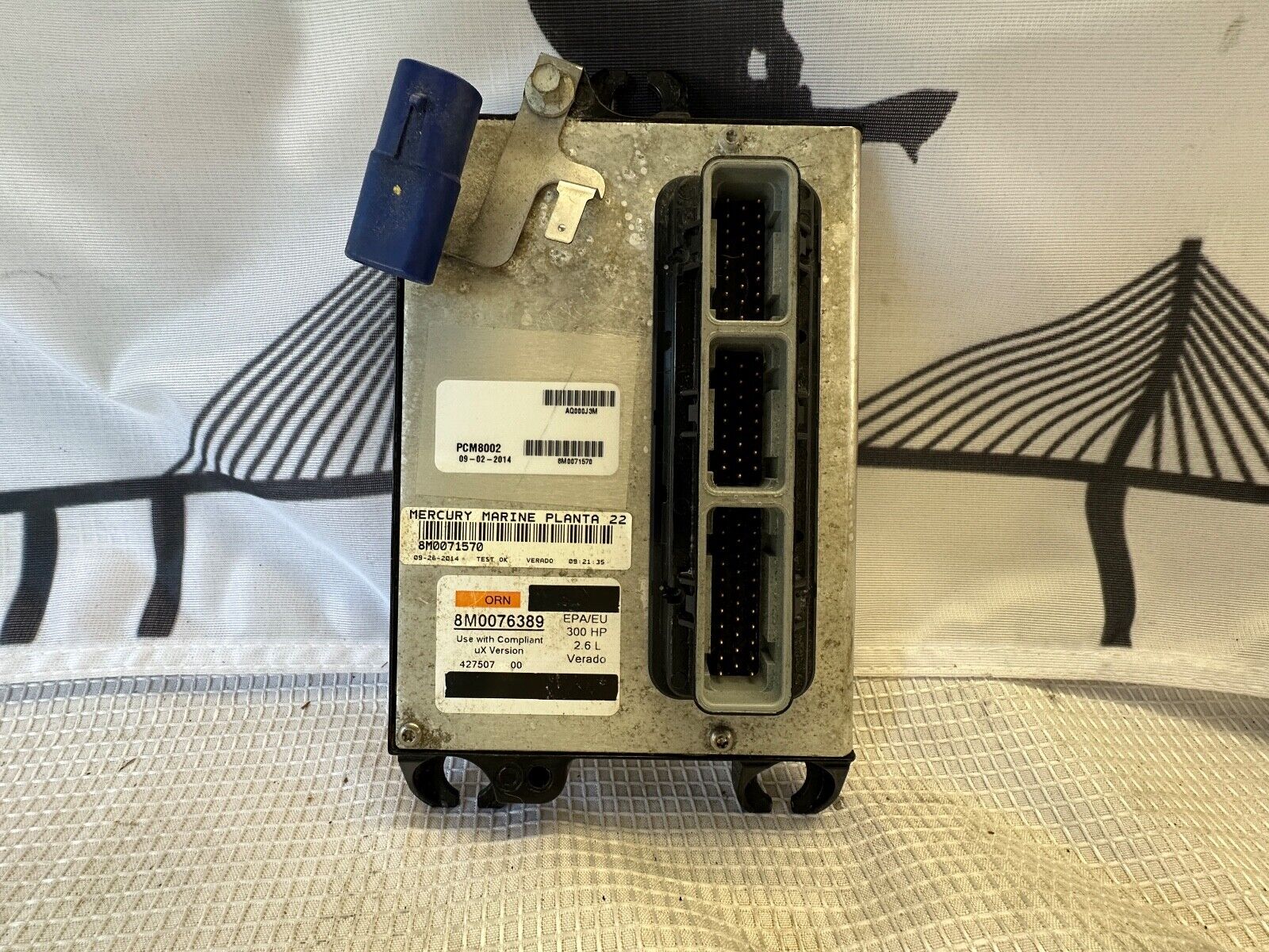 2014 Mercury Verado 300HP Outboard Computer PCM8002 ECU 8M0076389 8M0071570 PCM - Fishhawk MarineeBay Motors:Parts & Accessories:Boat Parts:Outboard Engines & Components:Electrical Systems