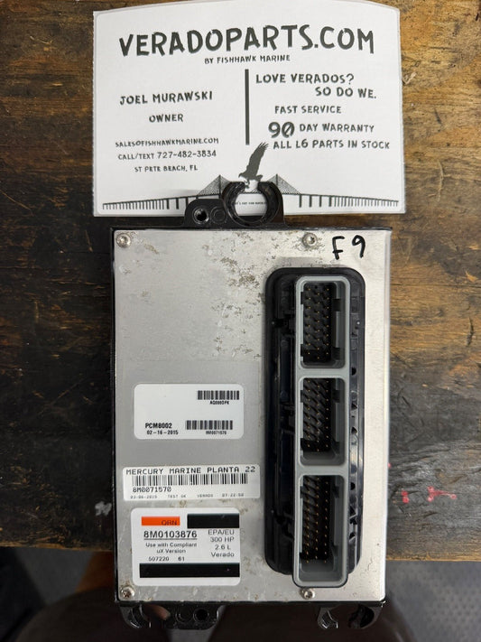 2015 Mercury Verado 300 HP Outboard Computer PCM8002 ECU (TWO WIRE FSM MODEL) - Fishhawk MarineeBay Motors:Parts & Accessories:Boat Parts:Outboard Engines & Components:Electrical Systems