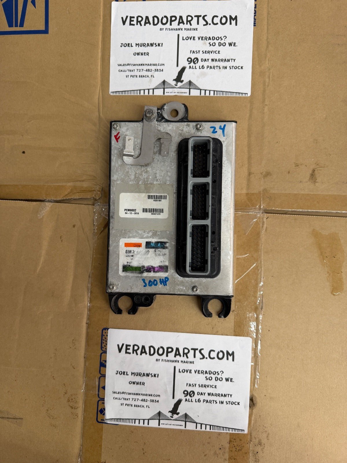2016 Mercury Verado 300 HP Outboard Computer PCM8002 ECU 8M0059800 8M0071570 PCM - Fishhawk MarineeBay Motors:Parts & Accessories:Boat Parts:Outboard Engines & Components:Electrical Systems