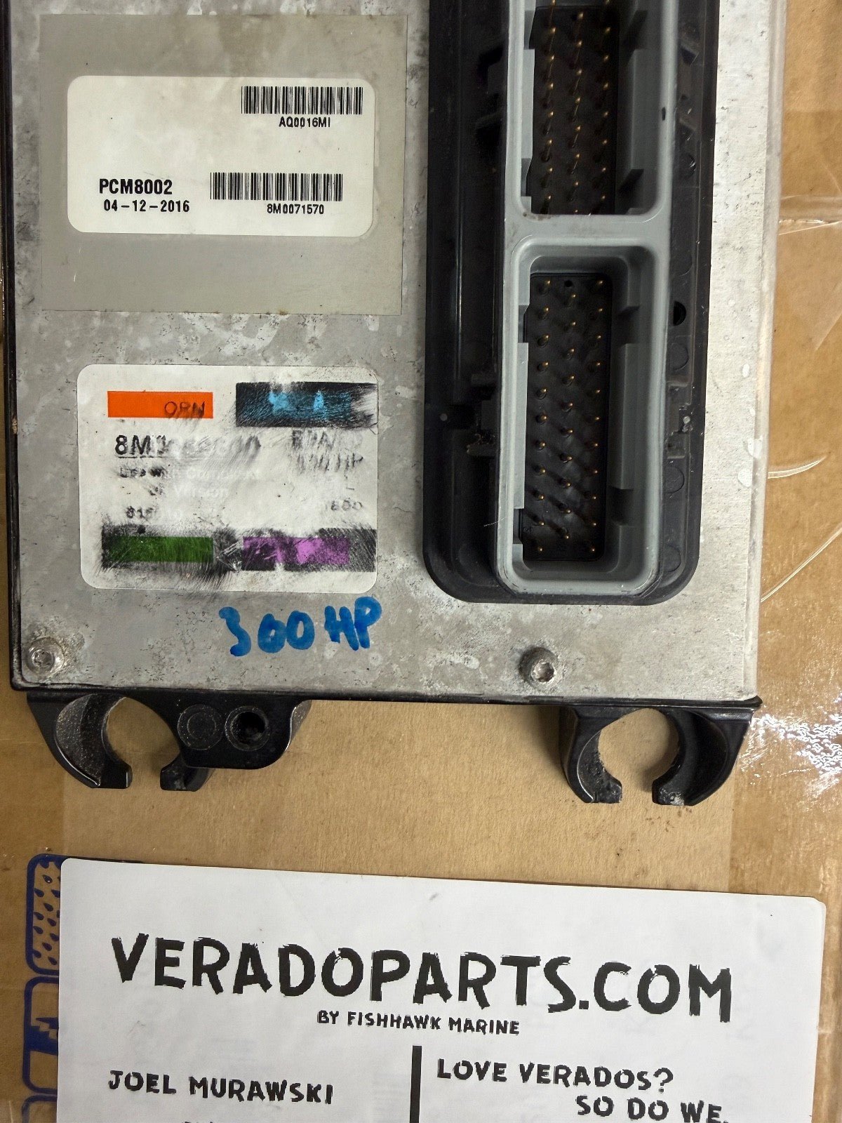 2016 Mercury Verado 300 HP Outboard Computer PCM8002 ECU 8M0059800 8M0071570 PCM - Fishhawk MarineeBay Motors:Parts & Accessories:Boat Parts:Outboard Engines & Components:Electrical Systems