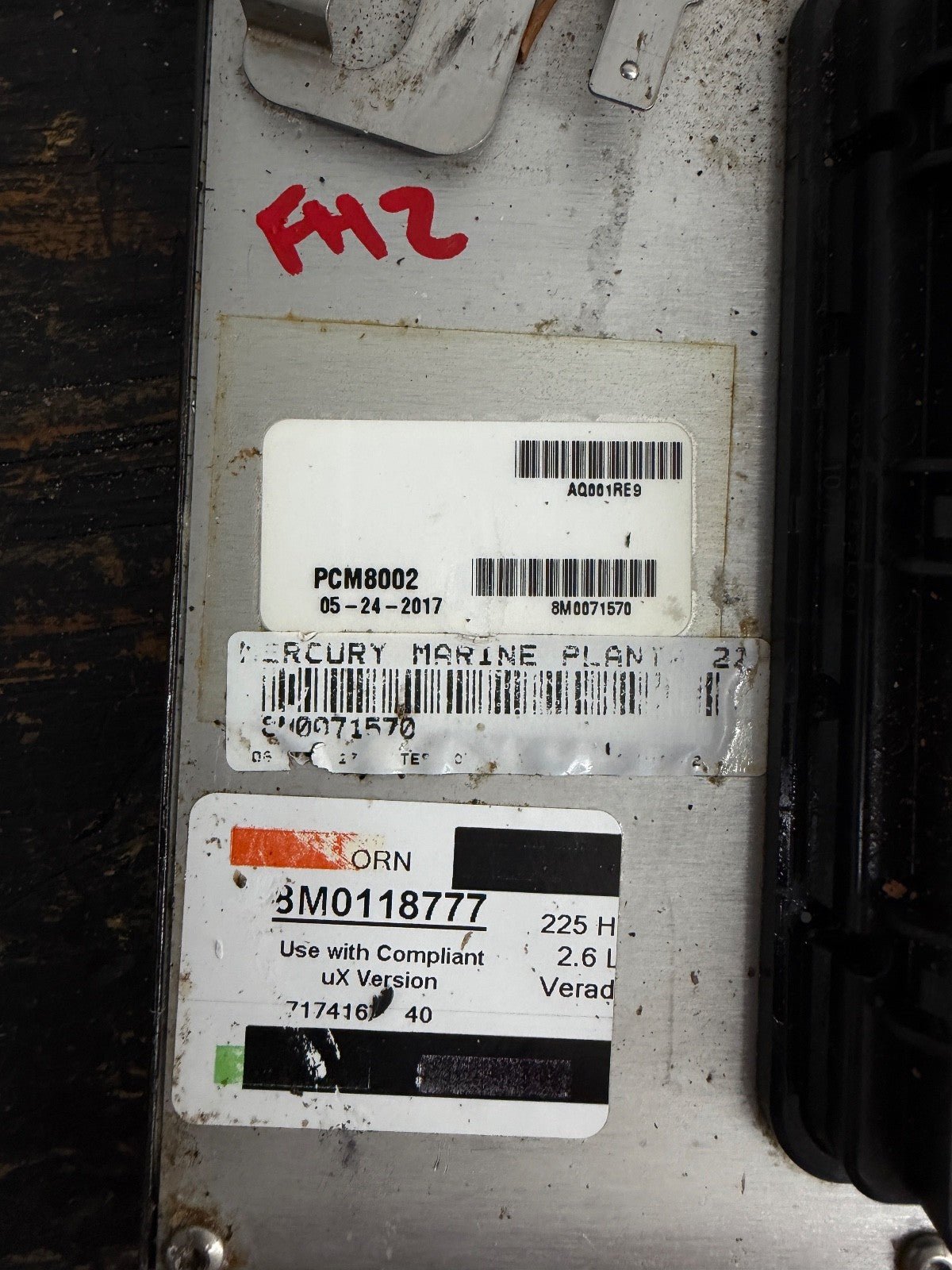 2017 Mercury Verado 225 HP Outboard Computer PCM8002 ECU 8M0118777 8M0071570 PCM - Fishhawk MarineeBay Motors:Parts & Accessories:Boat Parts:Outboard Engines & Components:Electrical Systems