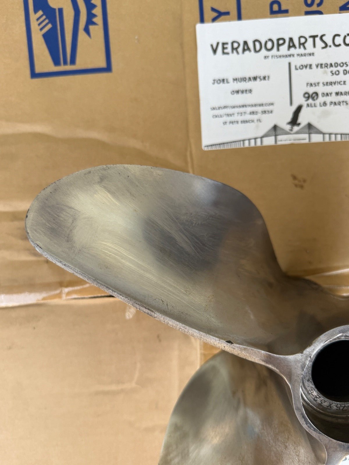 BBLADES 4 Blade 14.75 x 32P Propeller RH Standard Rotation Stainless Prop - Fishhawk MarineeBay Motors:Parts & Accessories:Boat Parts:Propellers