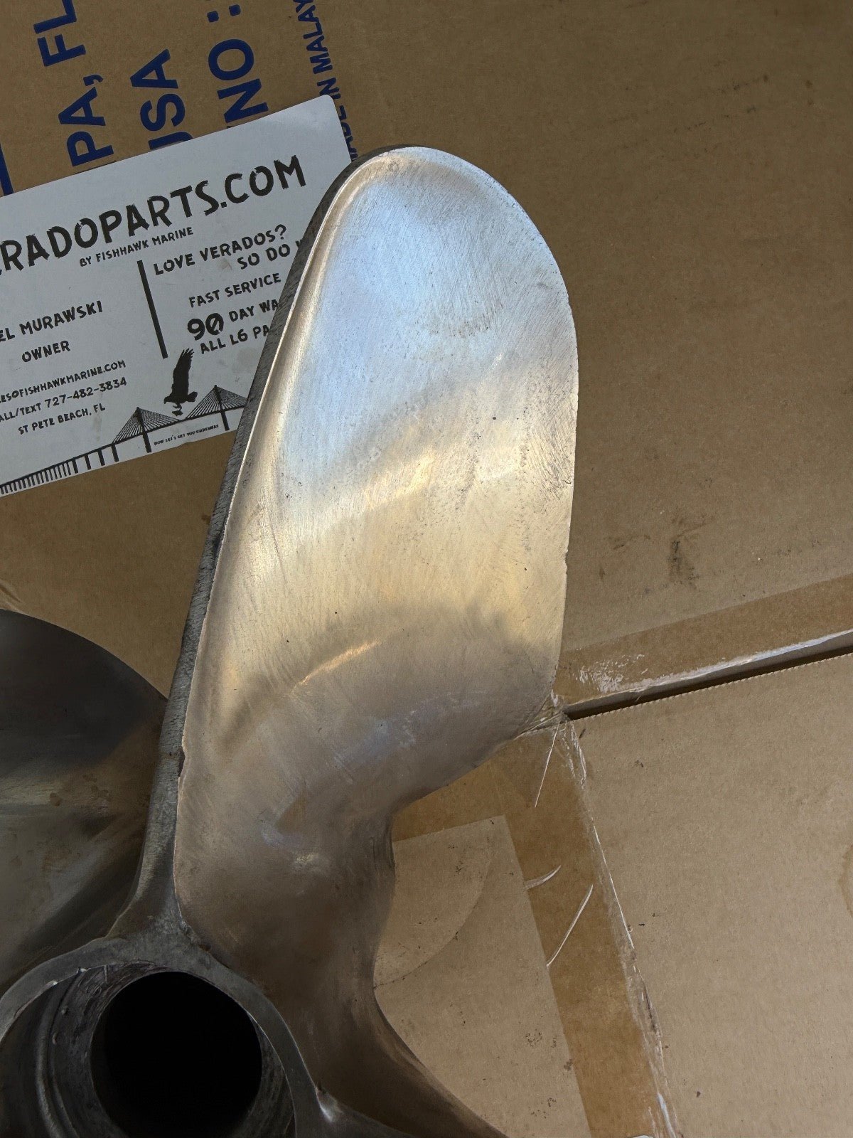 BBLADES 4 Blade 14.75 x 32P Propeller RH Standard Rotation Stainless Prop - Fishhawk MarineeBay Motors:Parts & Accessories:Boat Parts:Propellers