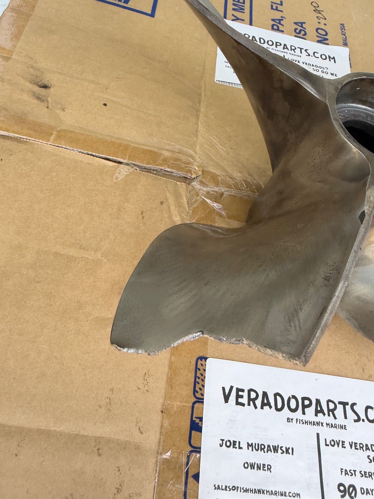 BBLADES 4 Blade 14.75 x 32P Propeller RH Standard Rotation Stainless Prop - Fishhawk MarineeBay Motors:Parts & Accessories:Boat Parts:Propellers
