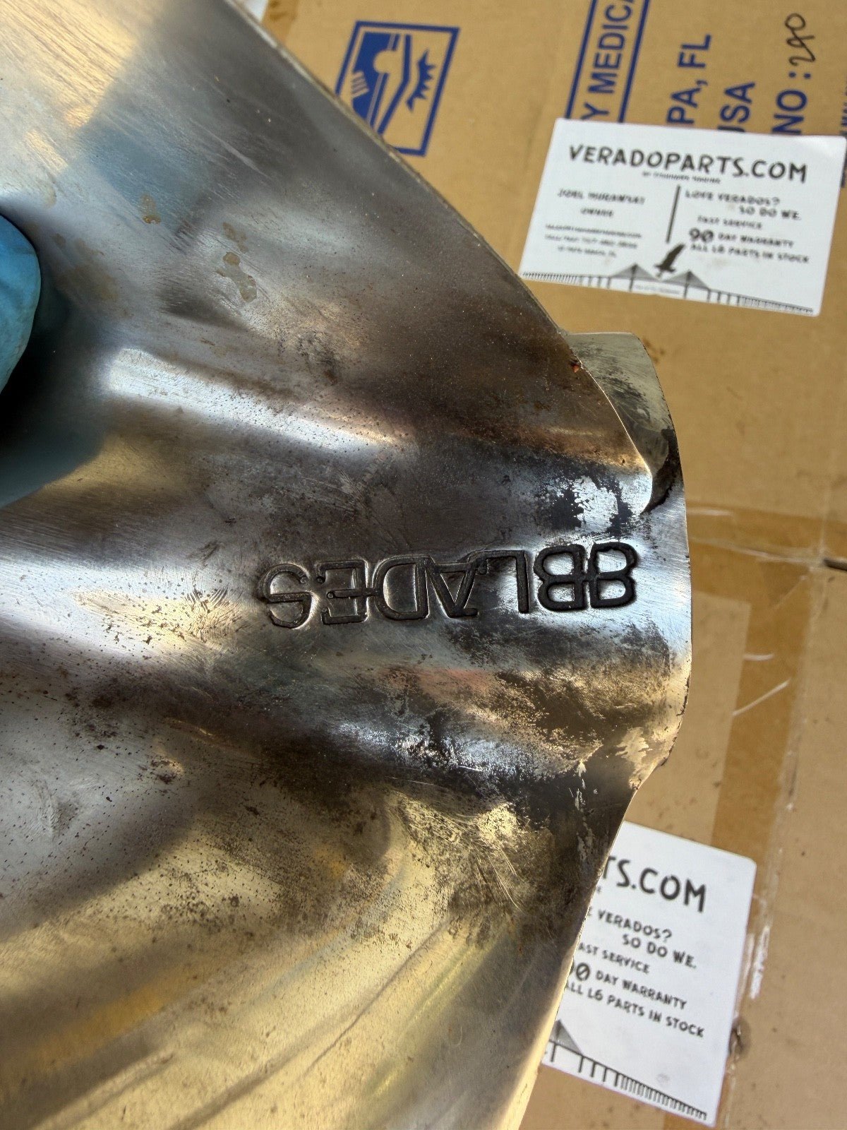 BBLADES 4 Blade 14.75 x 32P Propeller RH Standard Rotation Stainless Prop - Fishhawk MarineeBay Motors:Parts & Accessories:Boat Parts:Propellers
