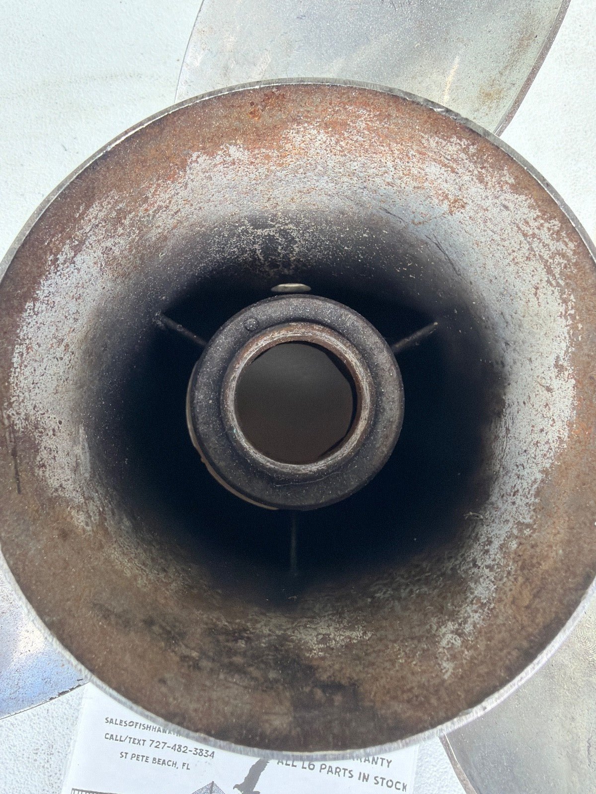COUNTER 15 1/4" X 19P MERCURY MIRAGE PLUS SS PROP, 48-13701 19, FLO TORQ, P8328 - Fishhawk MarineeBay Motors:Parts & Accessories:Boat Parts:Propellers
