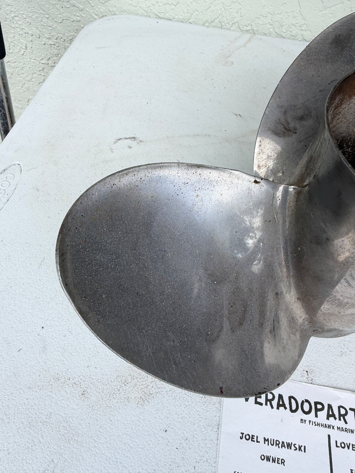 COUNTER 15 1/4" X 19P MERCURY MIRAGE PLUS SS PROP, 48-13701 19, FLO TORQ, P8328 - Fishhawk MarineeBay Motors:Parts & Accessories:Boat Parts:Propellers