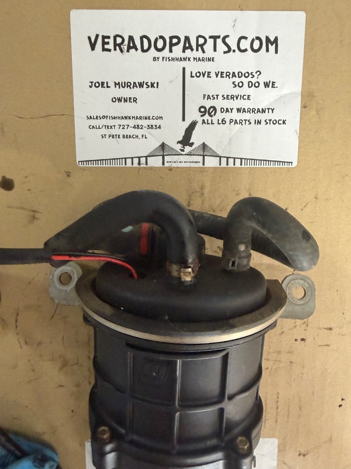 FSM Mercury Verado Fuel Pump FSM-6 8M0087888 095160612 09516 200-400HP L6 2015+ - Fishhawk MarineeBay Motors:Parts & Accessories:Boat Parts:Other