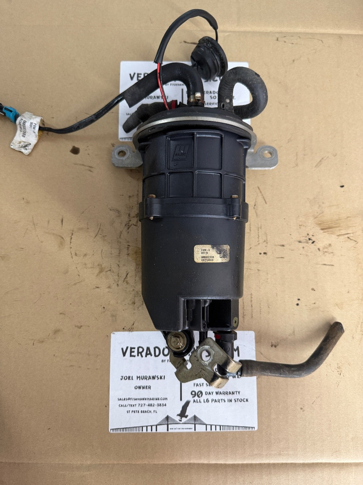 FSM Mercury Verado Fuel Pump FSM-6 8M0087888 095160612 09516 200-400HP L6 2015+ - Fishhawk MarineeBay Motors:Parts & Accessories:Boat Parts:Other