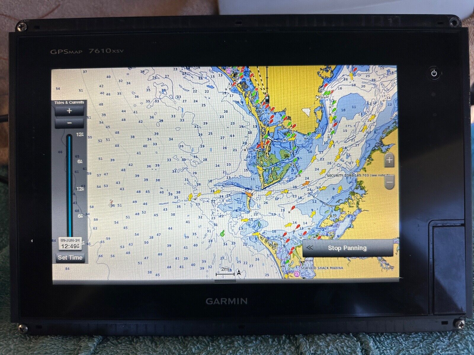 Garmin GPSMAP 7610xsv 10" Multi - Touch Chartplotter Display * Tested ** - Fishhawk MarineeBay Motors:Parts & Accessories:Boat Parts:Electronics & Navigation:GPS & Chartplotters