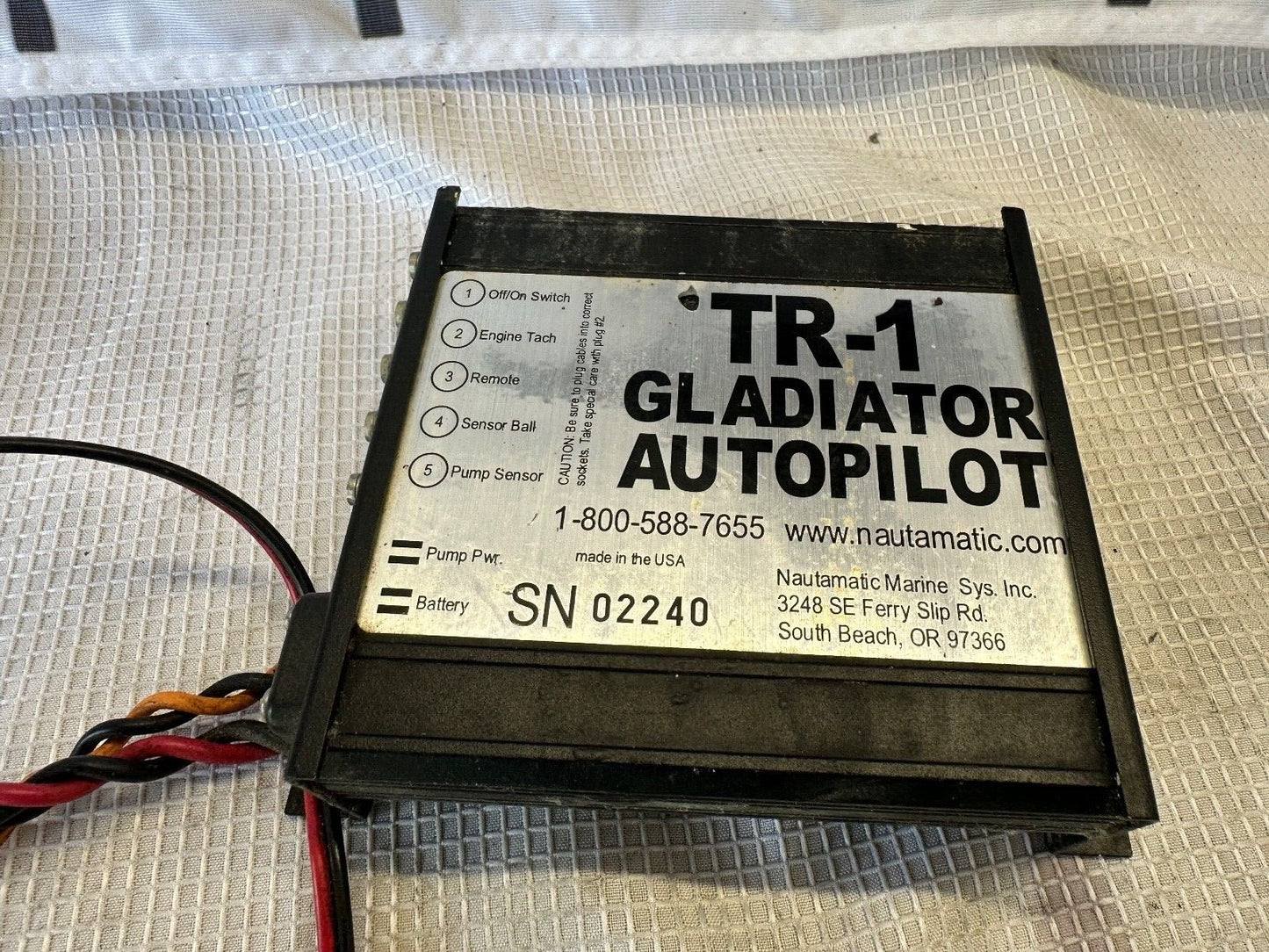 Garmin TR-1 Gladiator Nautimatic Autopilot ECU Electronic Control Unit Computer - Fishhawk MarineeBay Motors:Parts & Accessories:Boat Parts:Electronics & Navigation:Radar & Autopilots