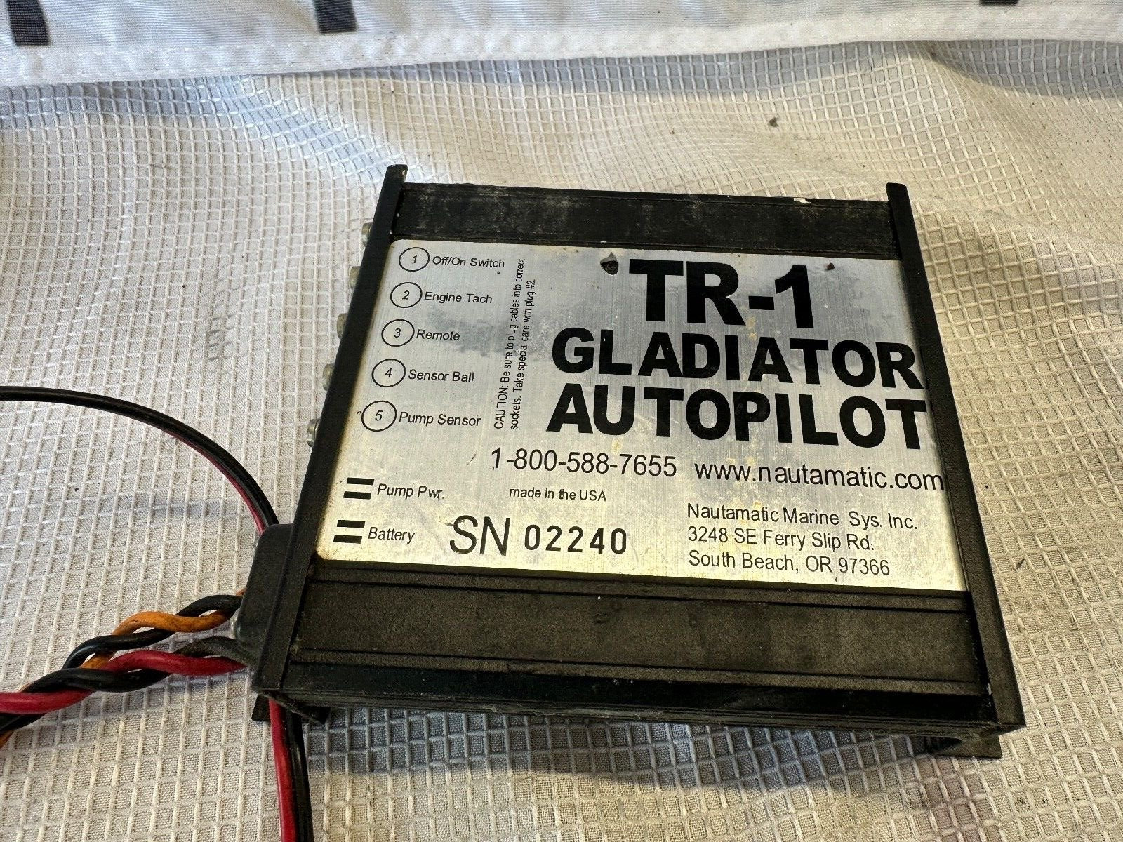 Garmin TR-1 Gladiator Nautimatic Autopilot ECU Electronic Control Unit Computer - Fishhawk MarineeBay Motors:Parts & Accessories:Boat Parts:Electronics & Navigation:Radar & Autopilots