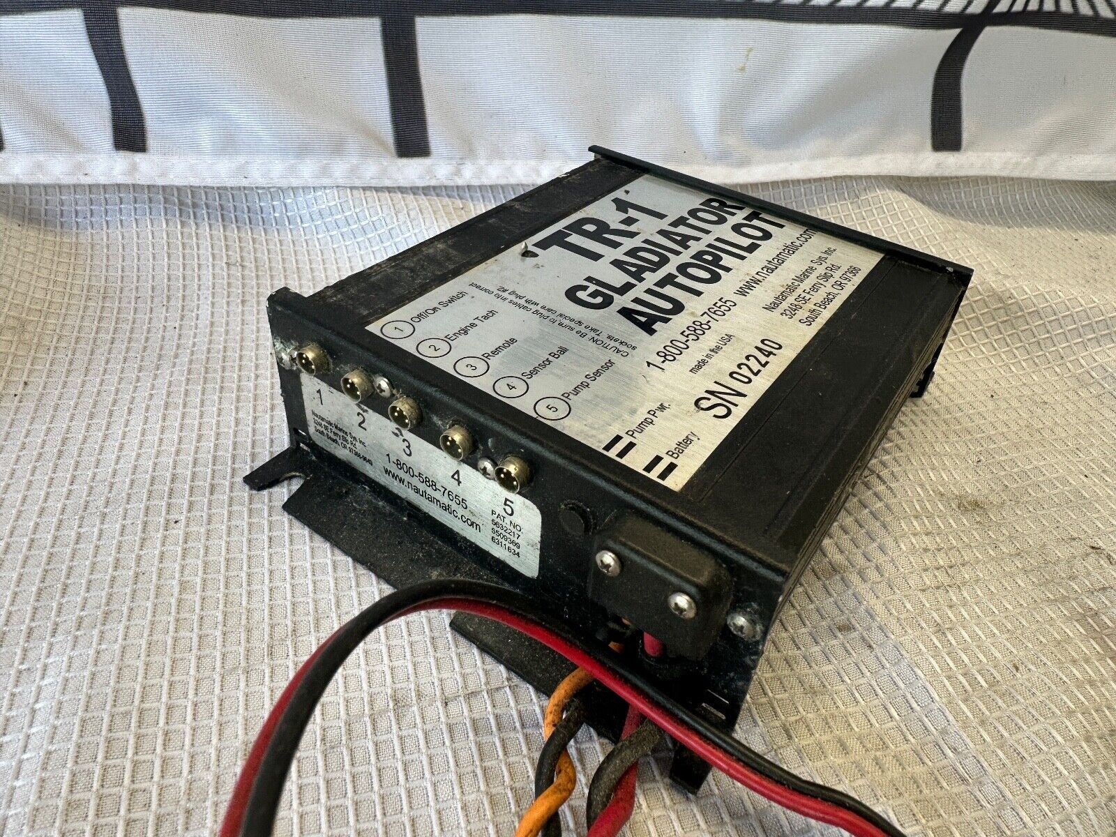 Garmin TR-1 Gladiator Nautimatic Autopilot ECU Electronic Control Unit Computer - Fishhawk MarineeBay Motors:Parts & Accessories:Boat Parts:Electronics & Navigation:Radar & Autopilots