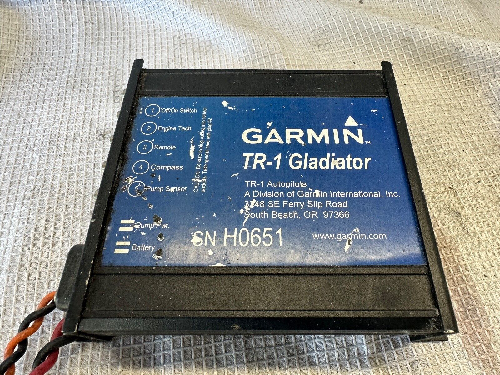 Garmin TR-1 Gladiator Nautimatic Autopilot ECU Electronic Control Unit Computer - Fishhawk MarineeBay Motors:Parts & Accessories:Boat Parts:Electronics & Navigation:Radar & Autopilots