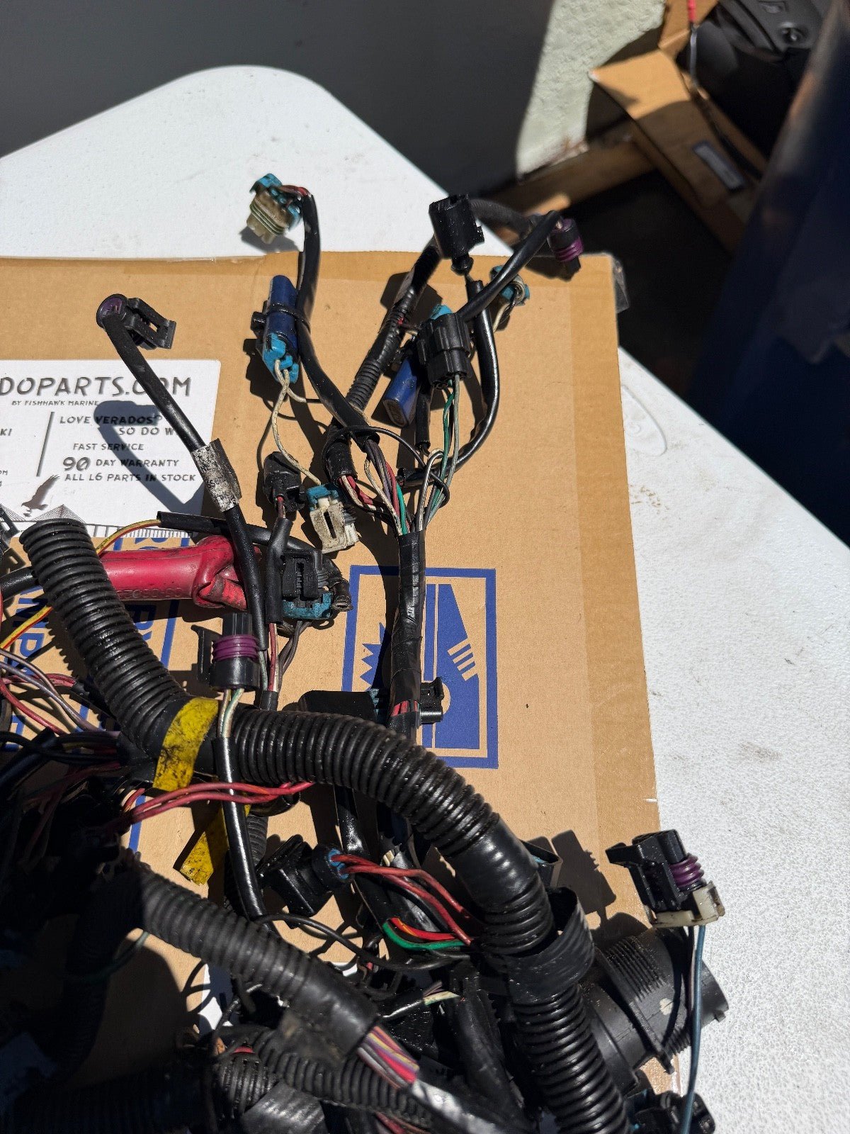 Mercury 2004 250 HP L6 Verado Engine Wire Wiring Harness 4-RELAY HARNESS - Fishhawk MarineeBay Motors:Parts & Accessories:Boat Parts:Outboard Engines & Components:Electrical Systems