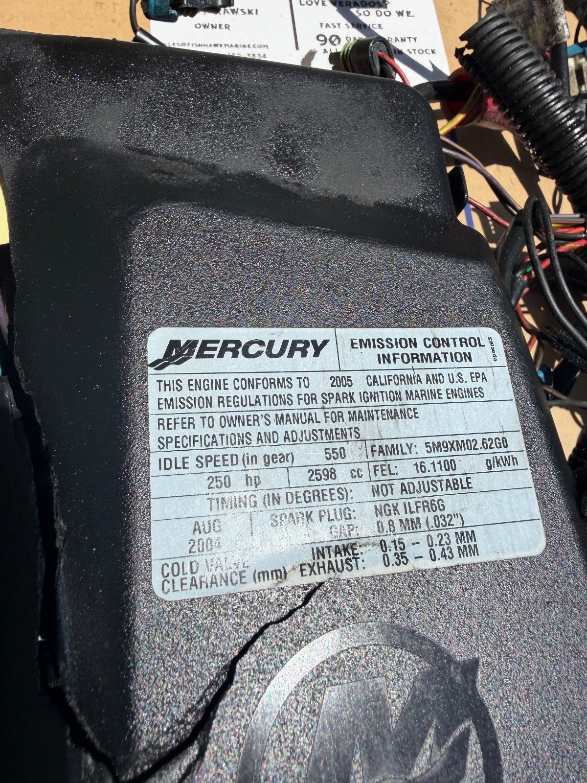 Mercury 2004 250 HP L6 Verado Engine Wire Wiring Harness 4-RELAY HARNESS - Fishhawk MarineeBay Motors:Parts & Accessories:Boat Parts:Outboard Engines & Components:Electrical Systems