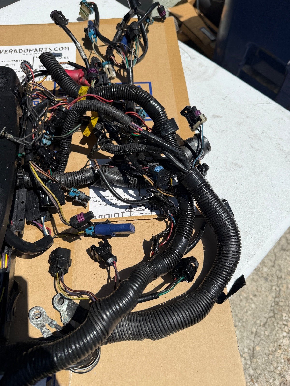 Mercury 2004 250 HP L6 Verado Engine Wire Wiring Harness 4-RELAY HARNESS - Fishhawk MarineeBay Motors:Parts & Accessories:Boat Parts:Outboard Engines & Components:Electrical Systems