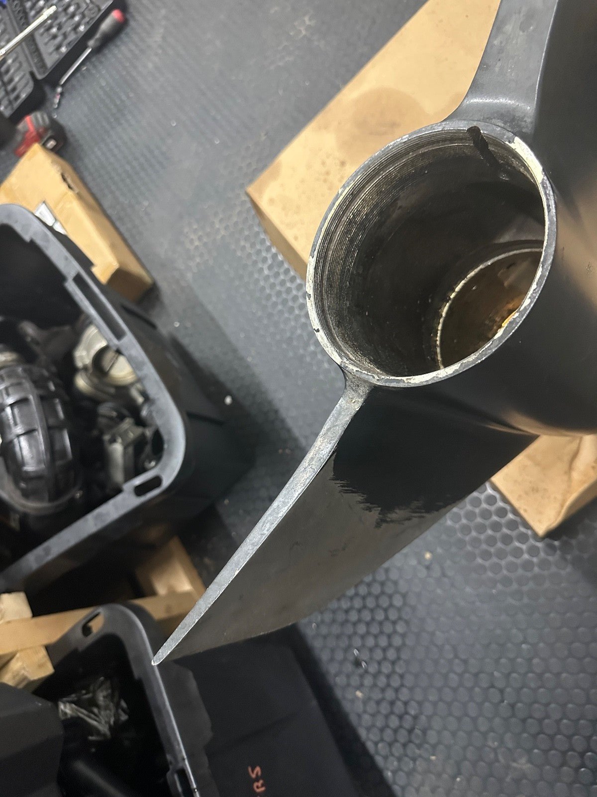 Mercury 450r Lower Unit Gearcase with swept skeg - Fishhawk MarineeBay Motors:Parts & Accessories:Boat Parts:Sterndrive Motors & Components:Other